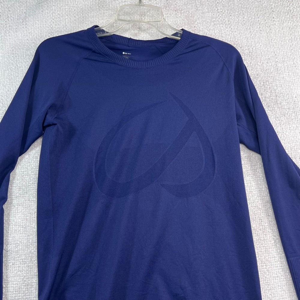 CRZ YOGA Womens L Blue Seamless Long Sleeve Athletic Yoga Top R211 - Picture 3 of 11